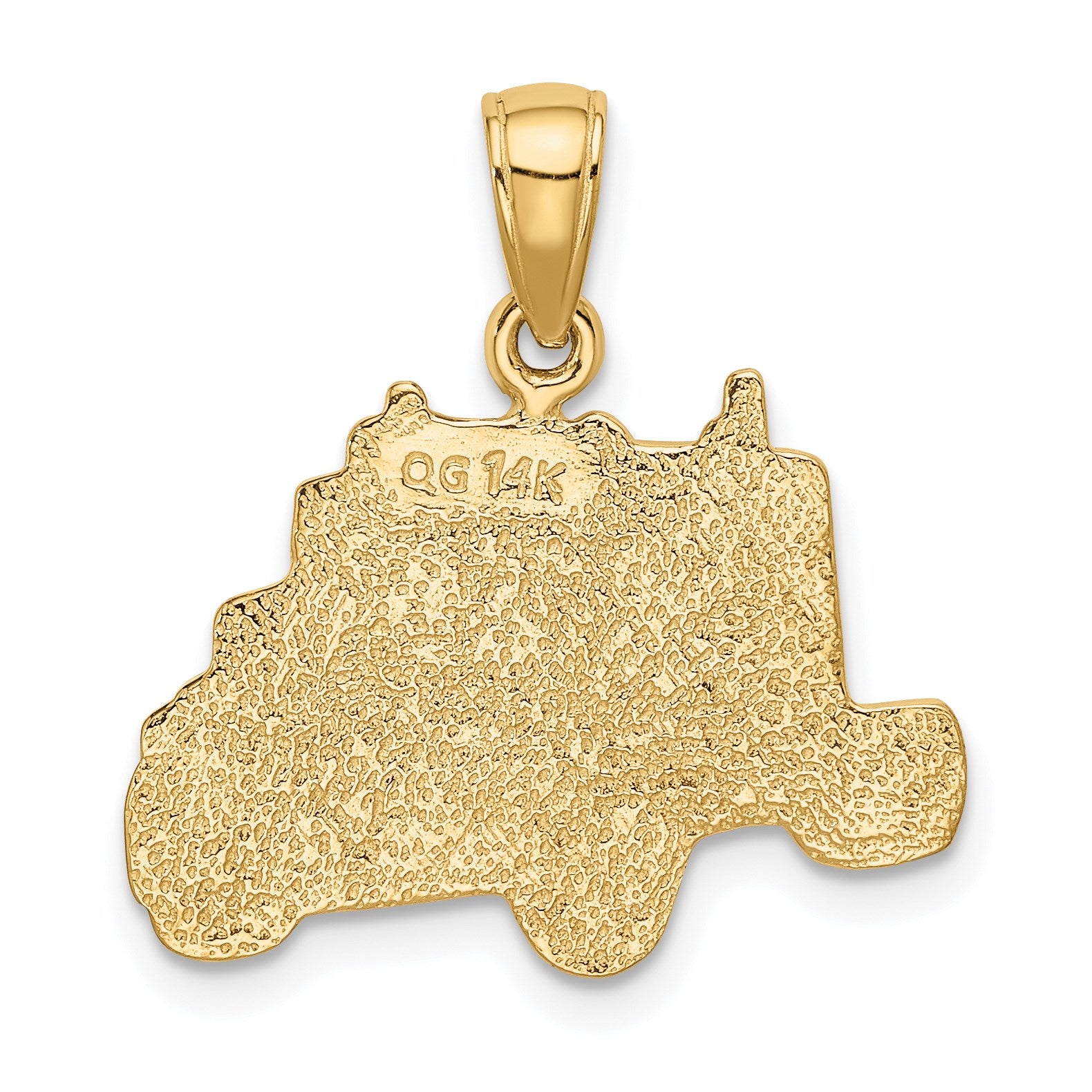14k Semi Truck Cab Pendant