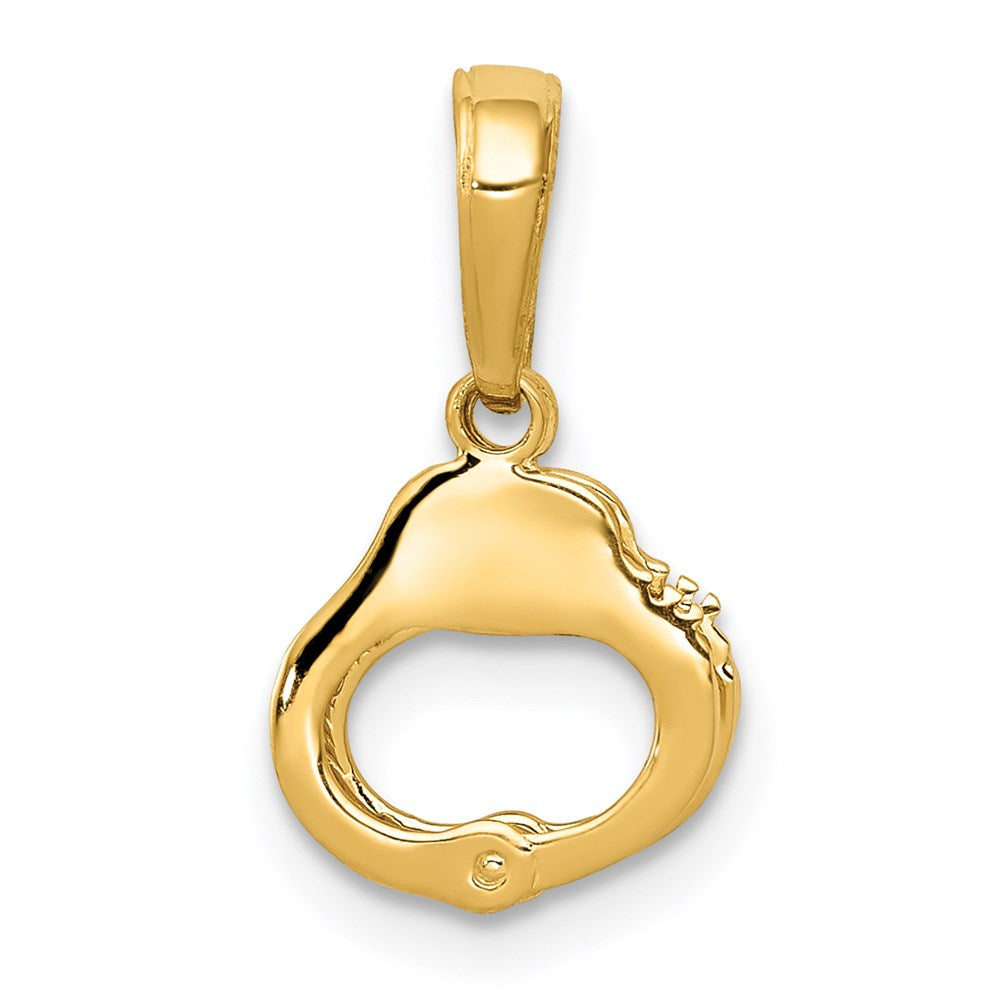 14k 2-Piece Handcuffs Pendant