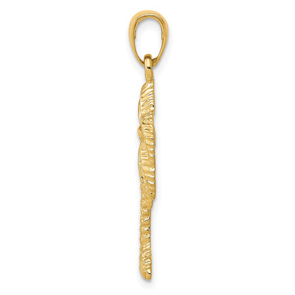 14k Palm Tree Pendant