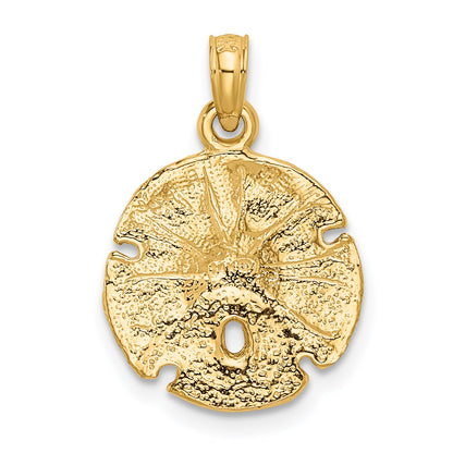 14k Sand Dollar Pendant