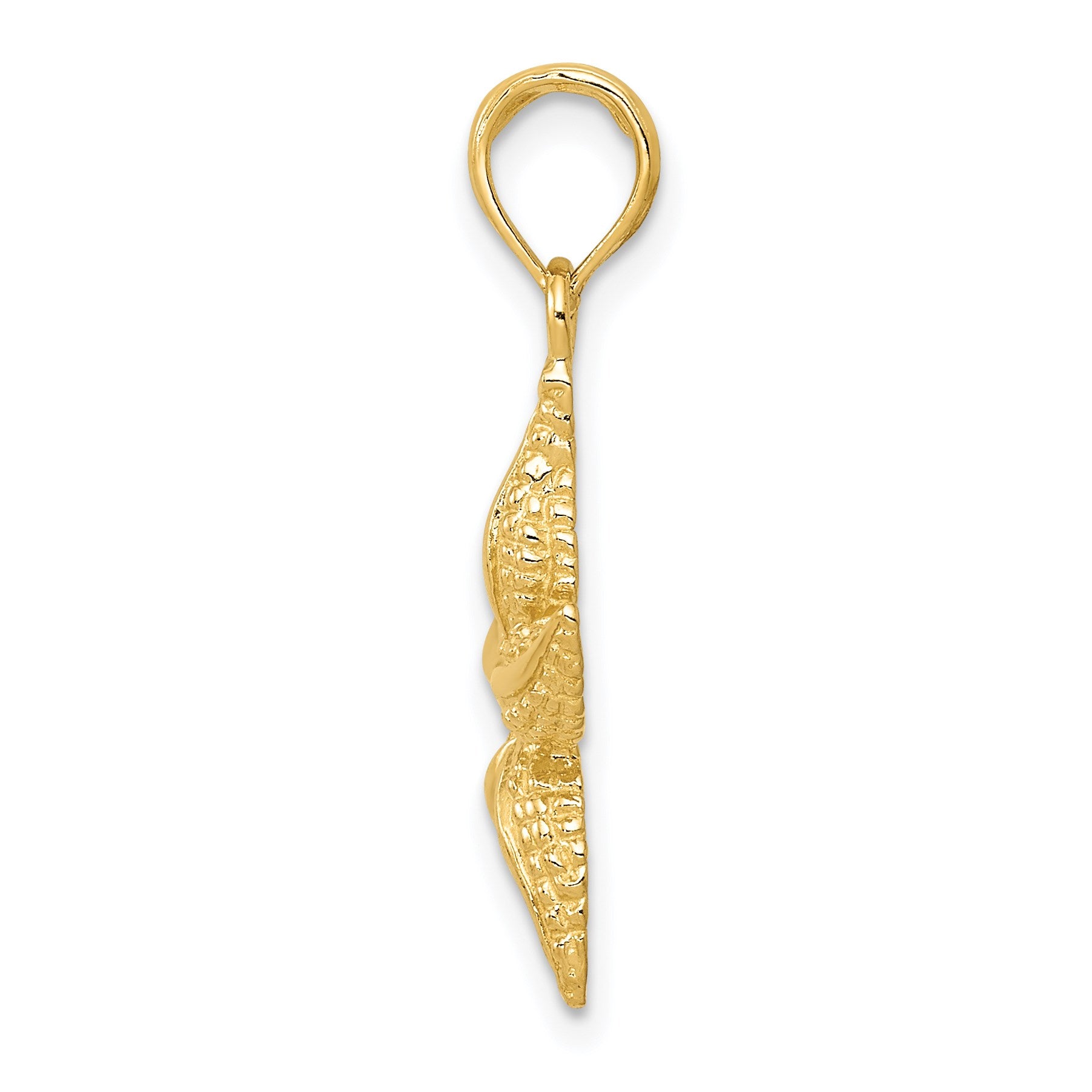 14k Starfish Pendant