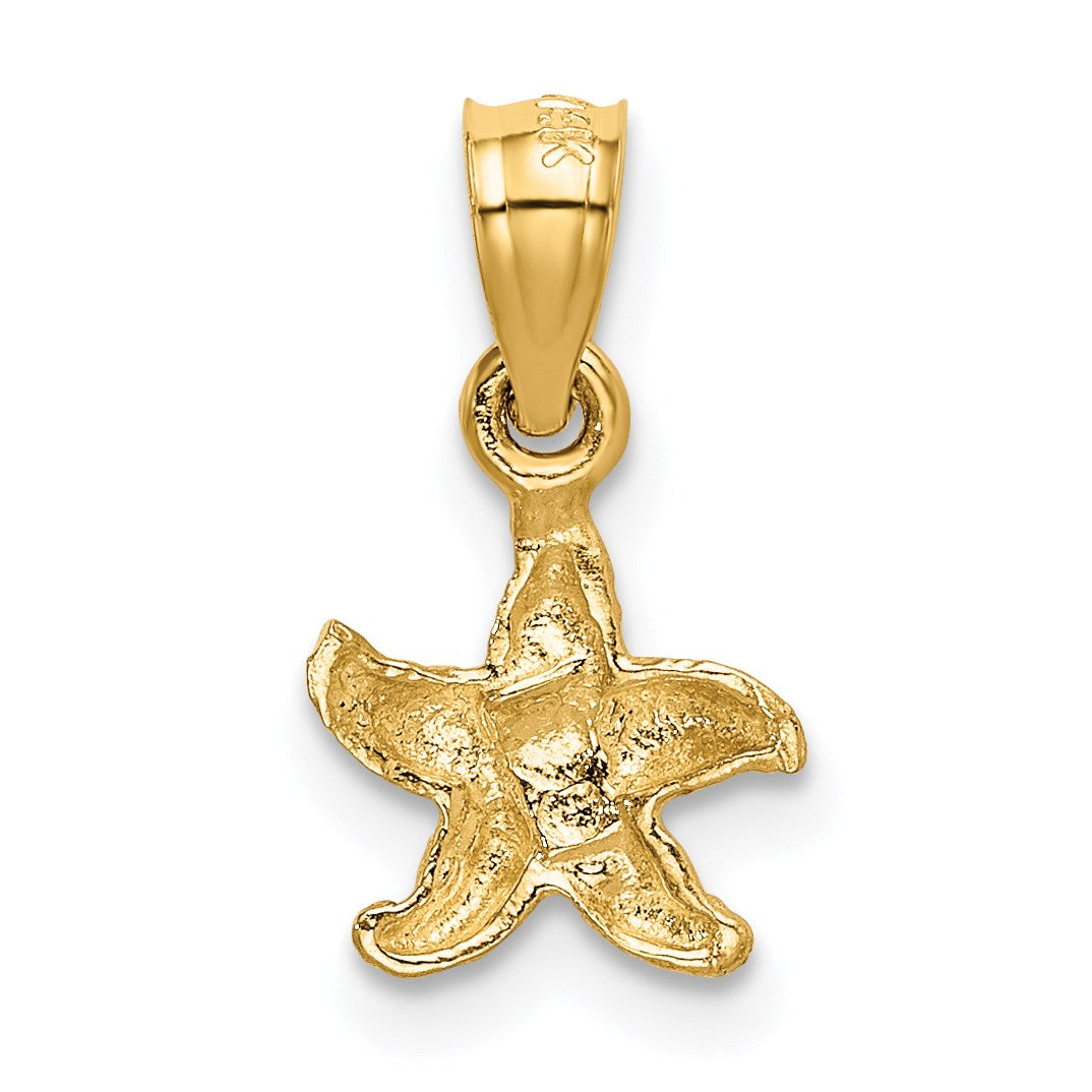 14K Starfish Pendant