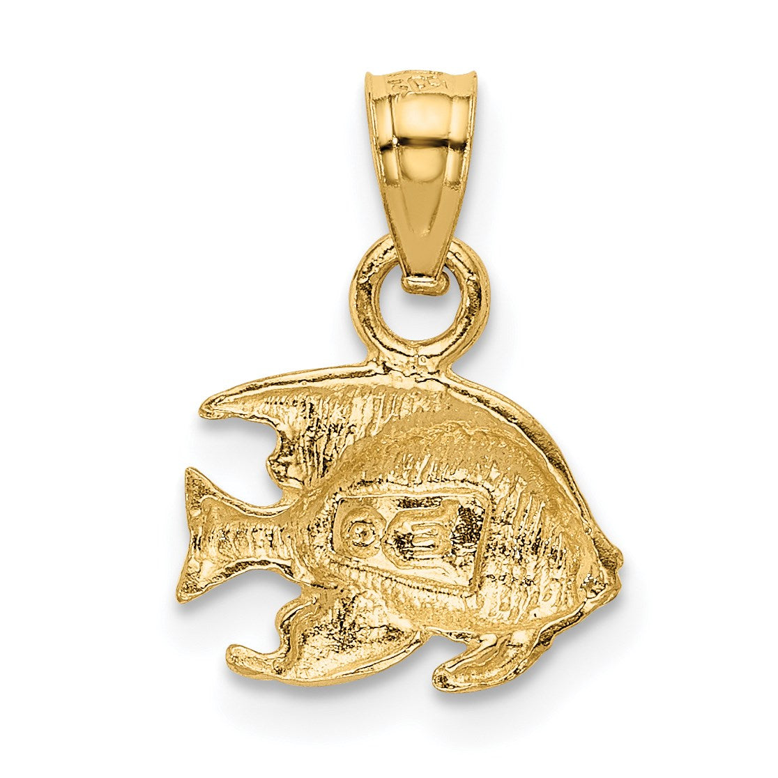 14K Bannerfish Pendant