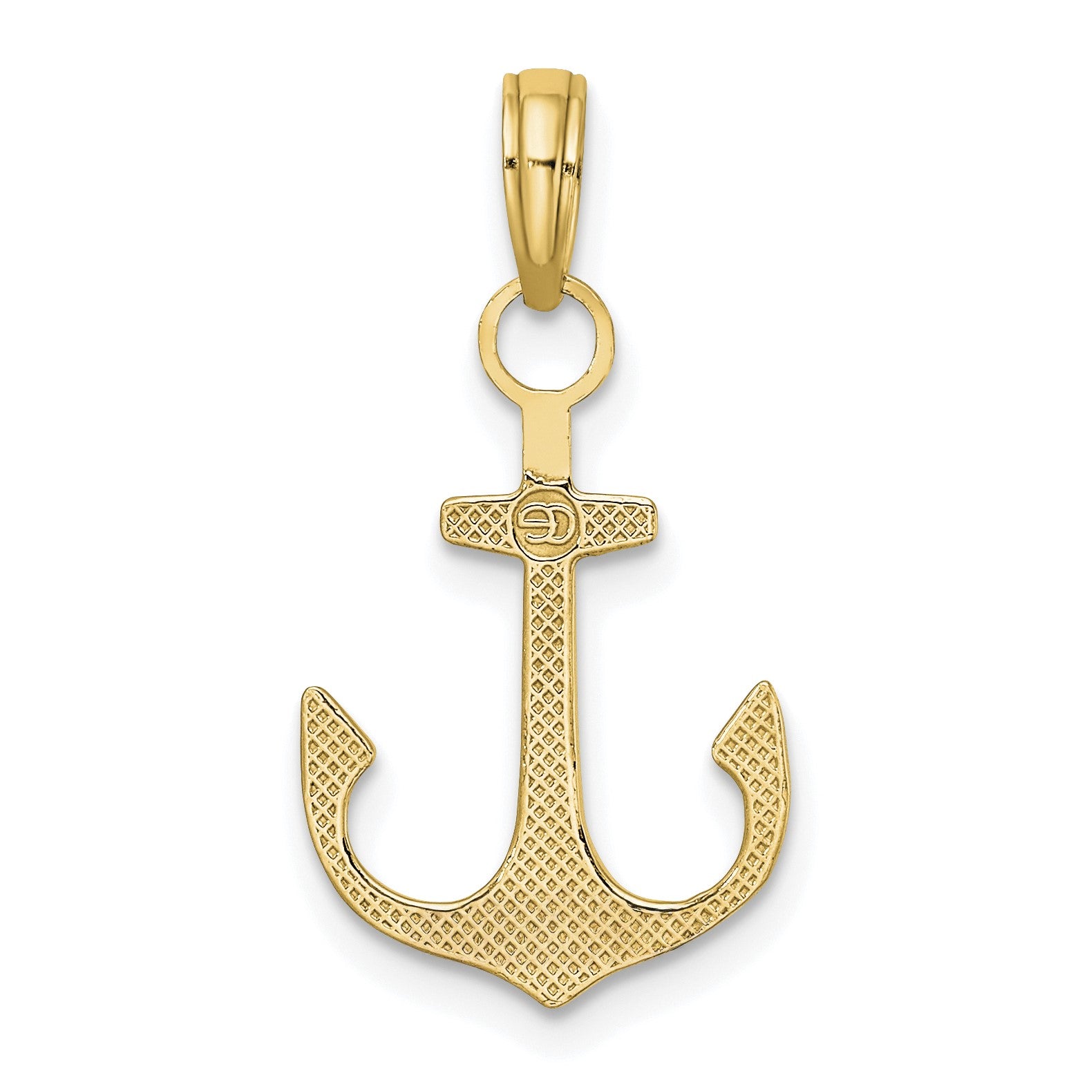 14k Anchor Pendant