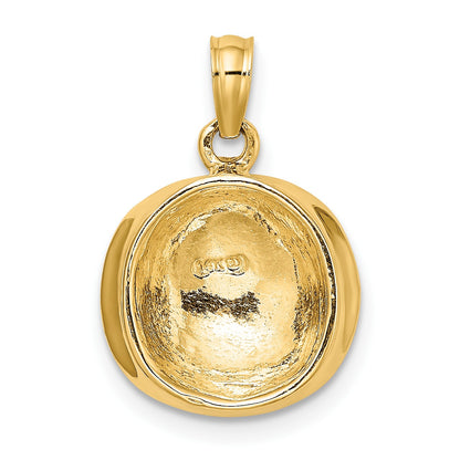 14K 3-D Sailor Hat Charm