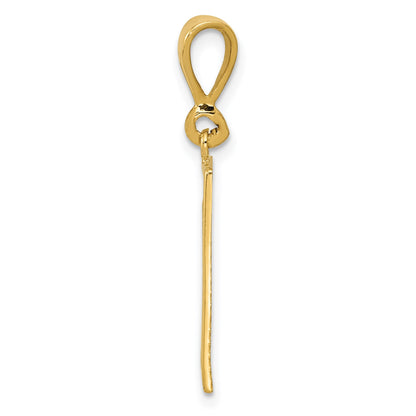 14k Strength Symbol Pendant
