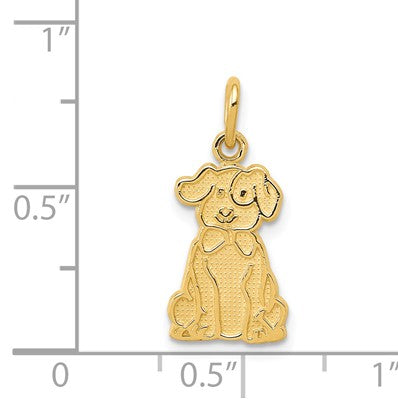 14k Puppy Charm