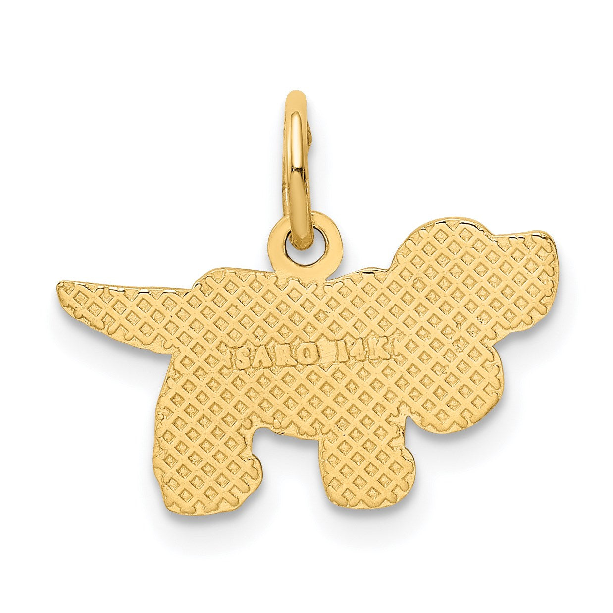 14k Saint Bernard Dog Charm