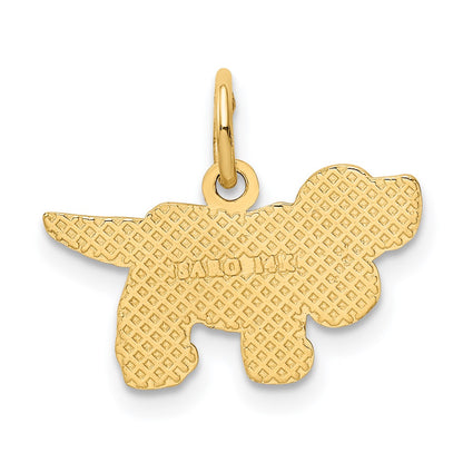 14k Saint Bernard Dog Charm