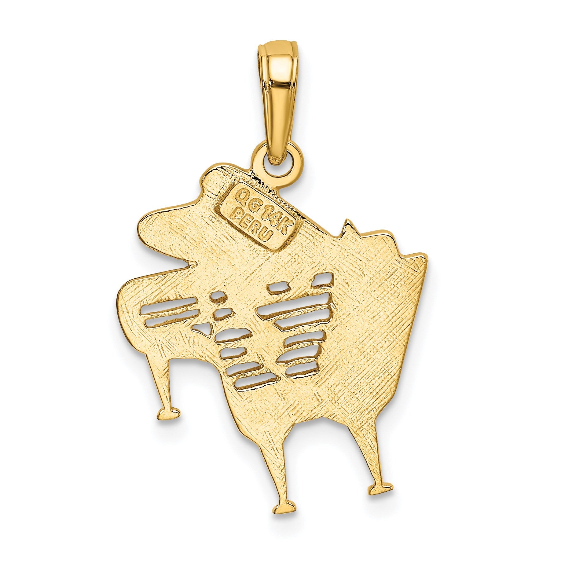 14k Baby Grand Piano Pendant