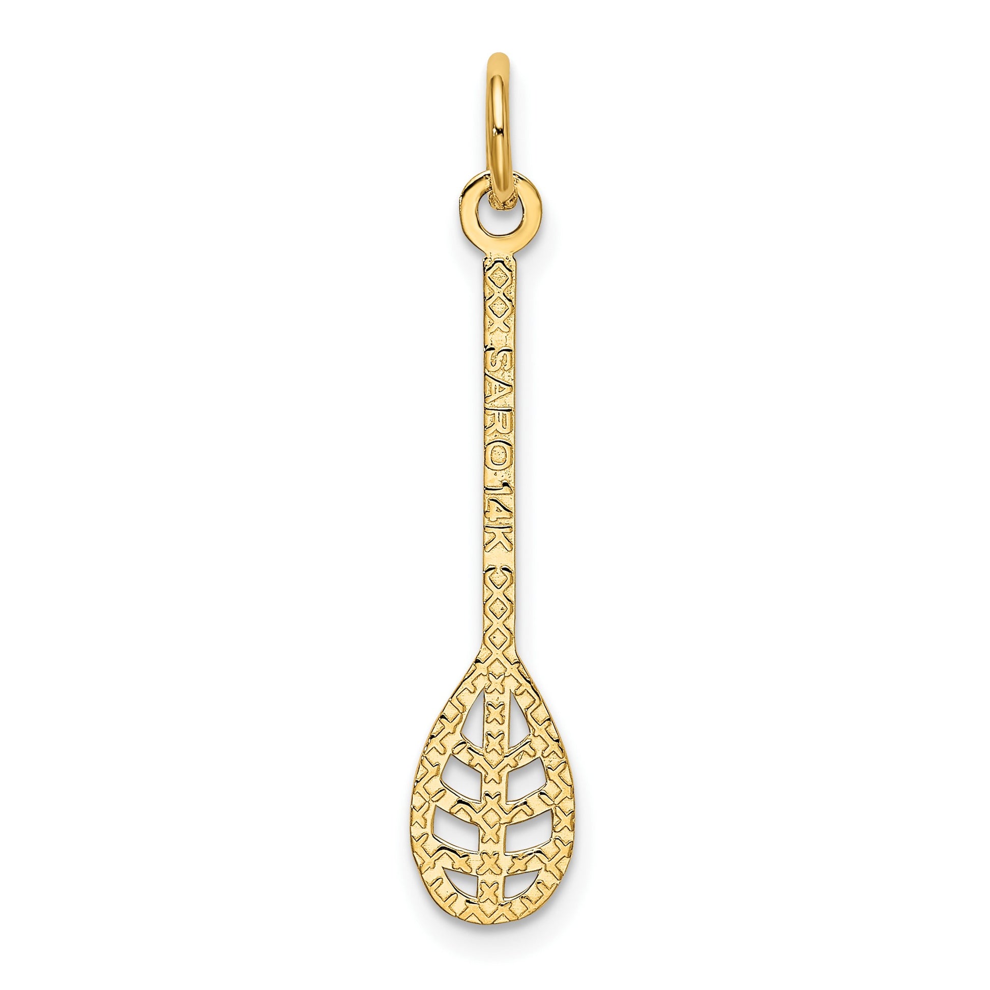 14k Lacrosse Stick Charm