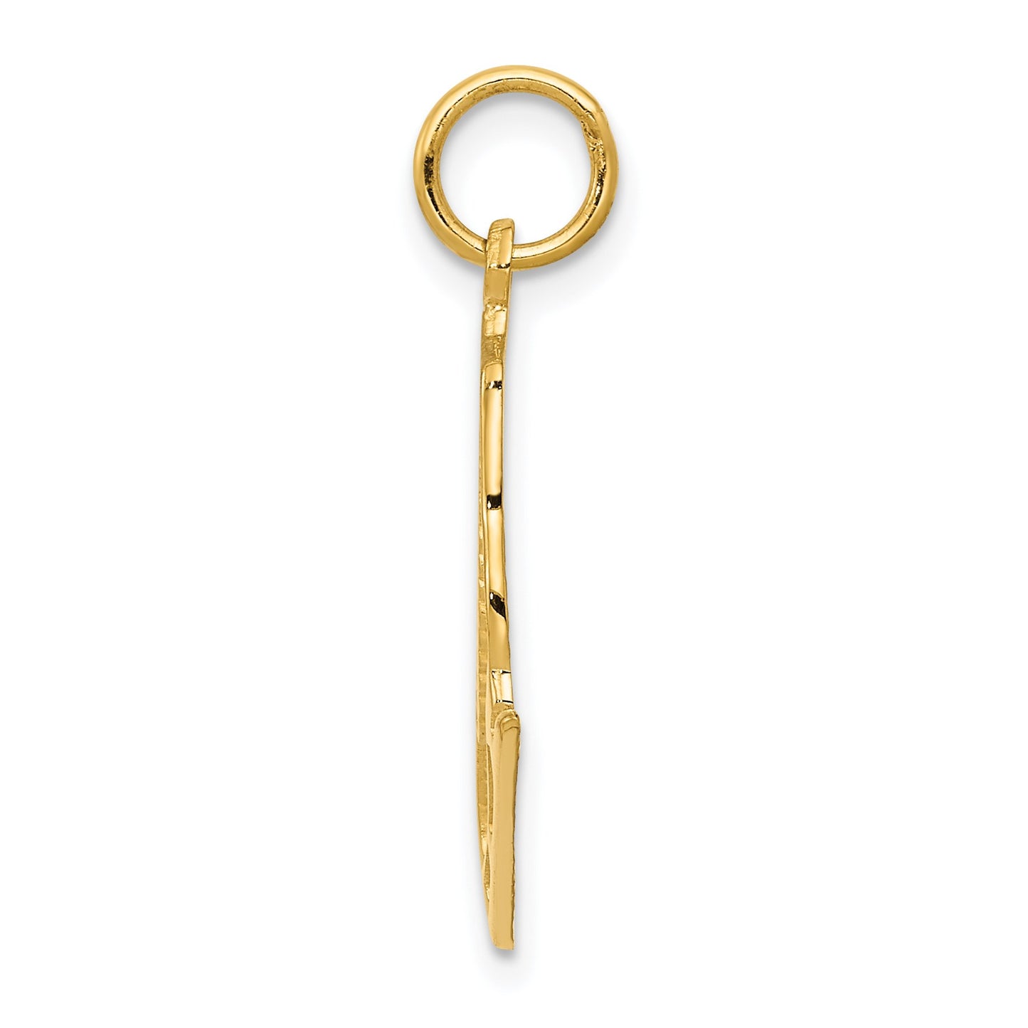 14k Figure Skate Charm