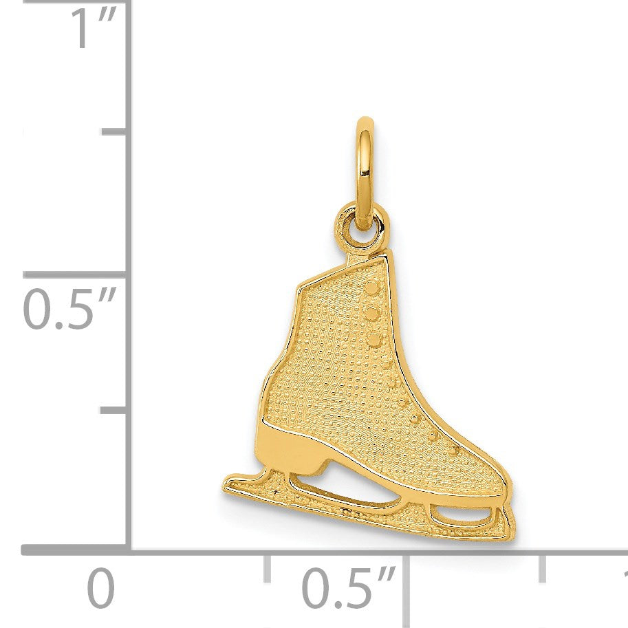14k Figure Skate Charm
