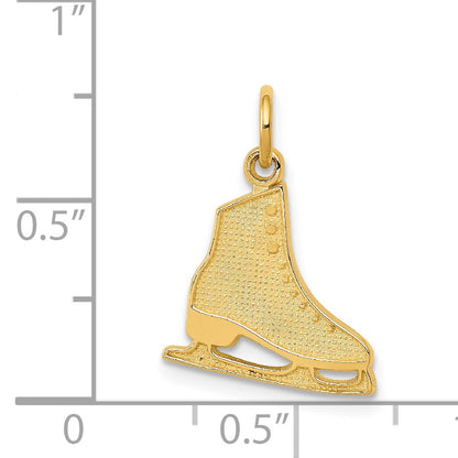 14k Figure Skate Charm