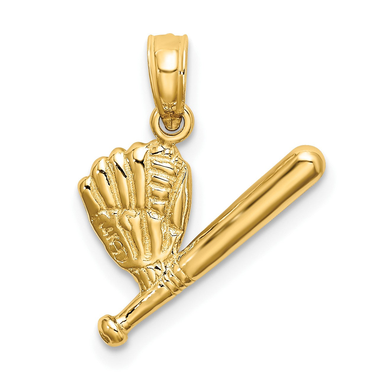 14K Baseball/Bat/Glove Charm