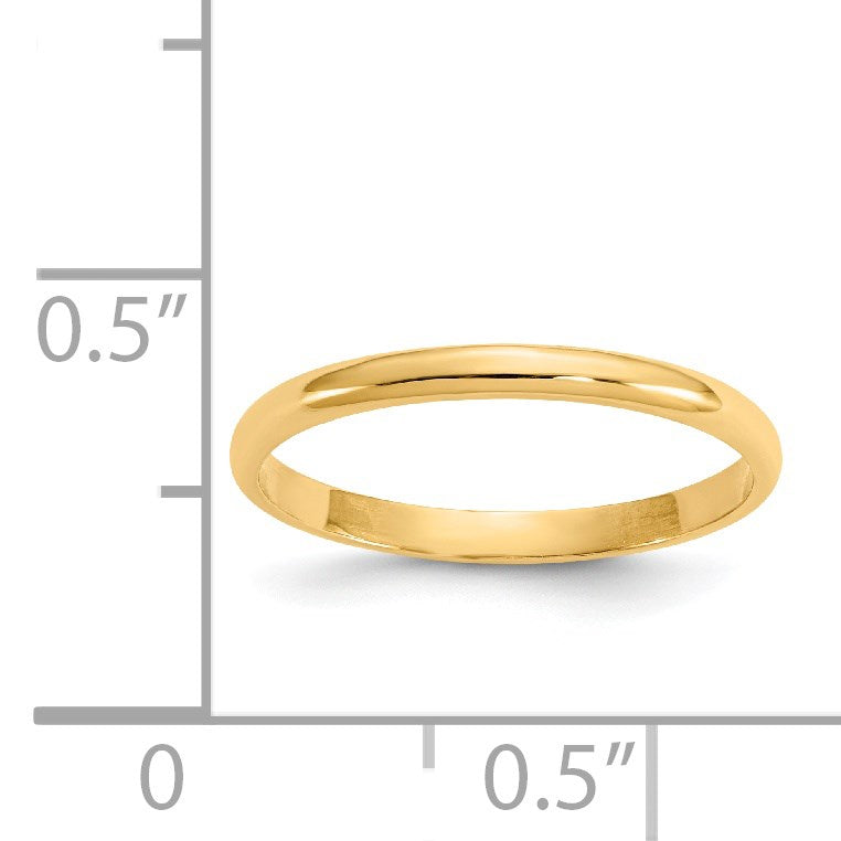 14k 1.5mm Band Size 3 Baby / Childs Ring
