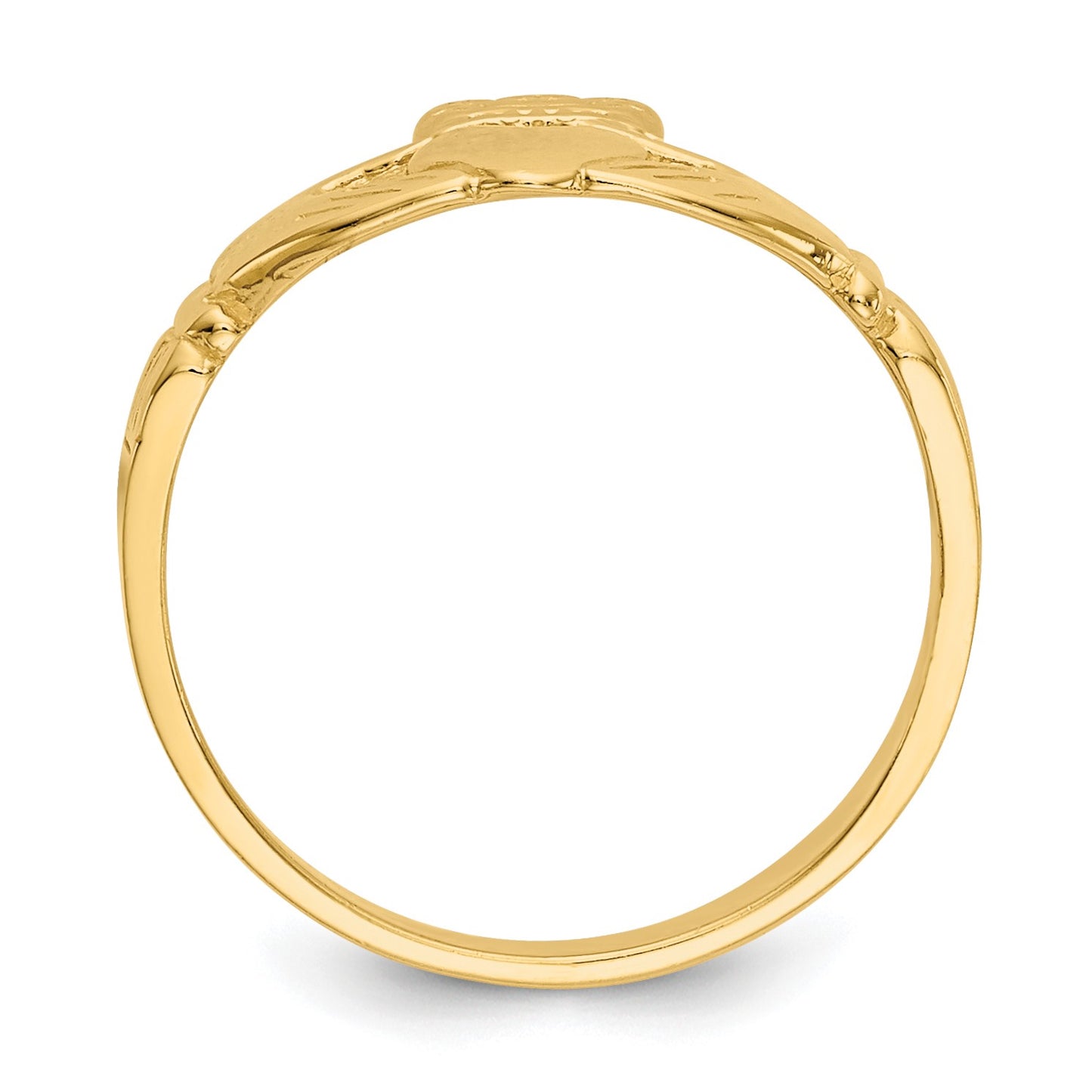 14k Claddagh Size 3 Baby / Childs Ring