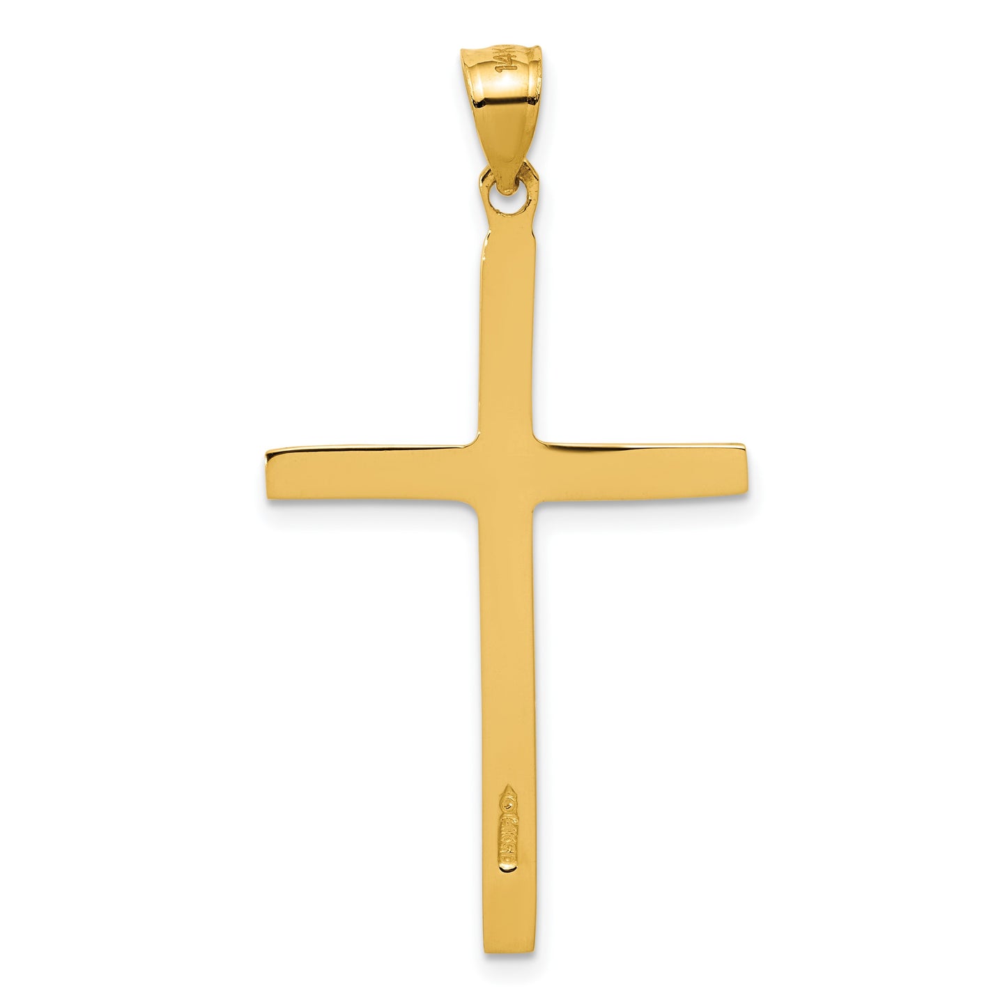 14k Polished Cross Pendant