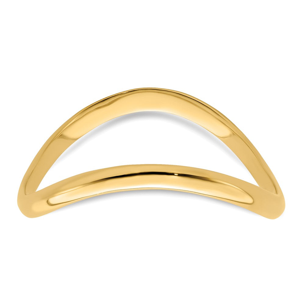 14K Wave Fashion Thumb Ring