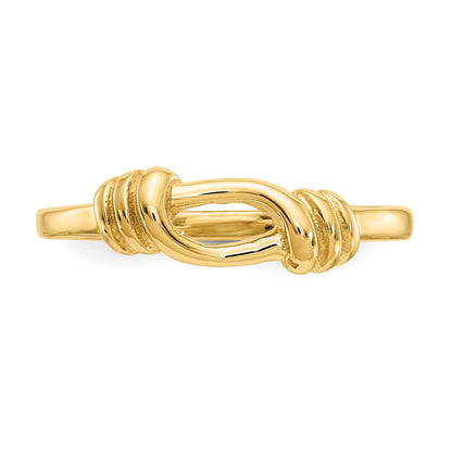 14K Love Knot Band