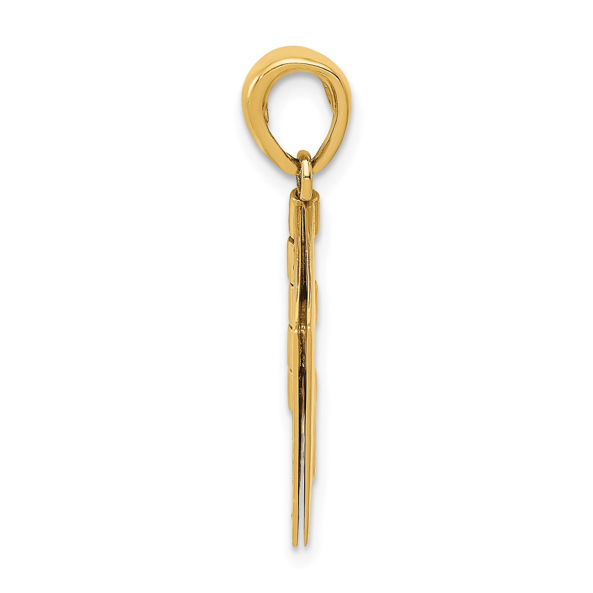 14K Two-tone 3-D Enameled Moveable SWEETHEART Book Charm
