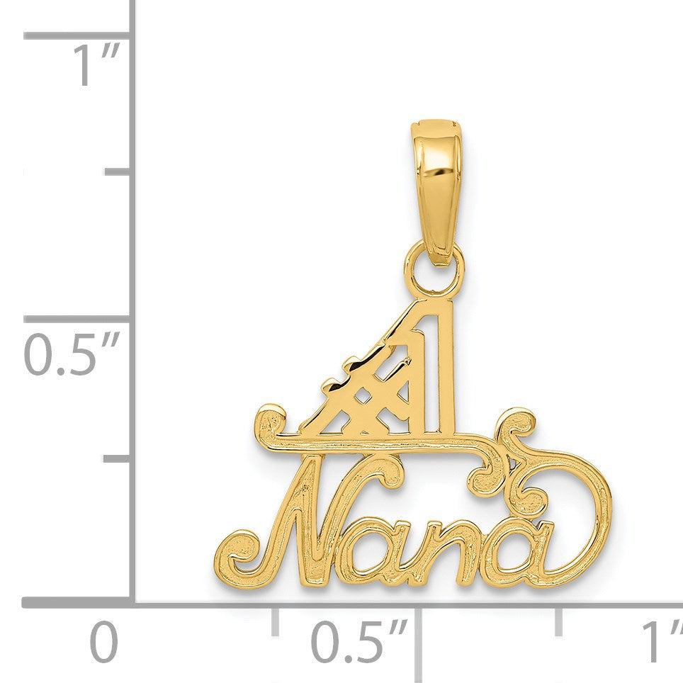 14k #1 NANA Charm
