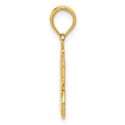 14k #1 GREAT GRANDMOTHER Charm