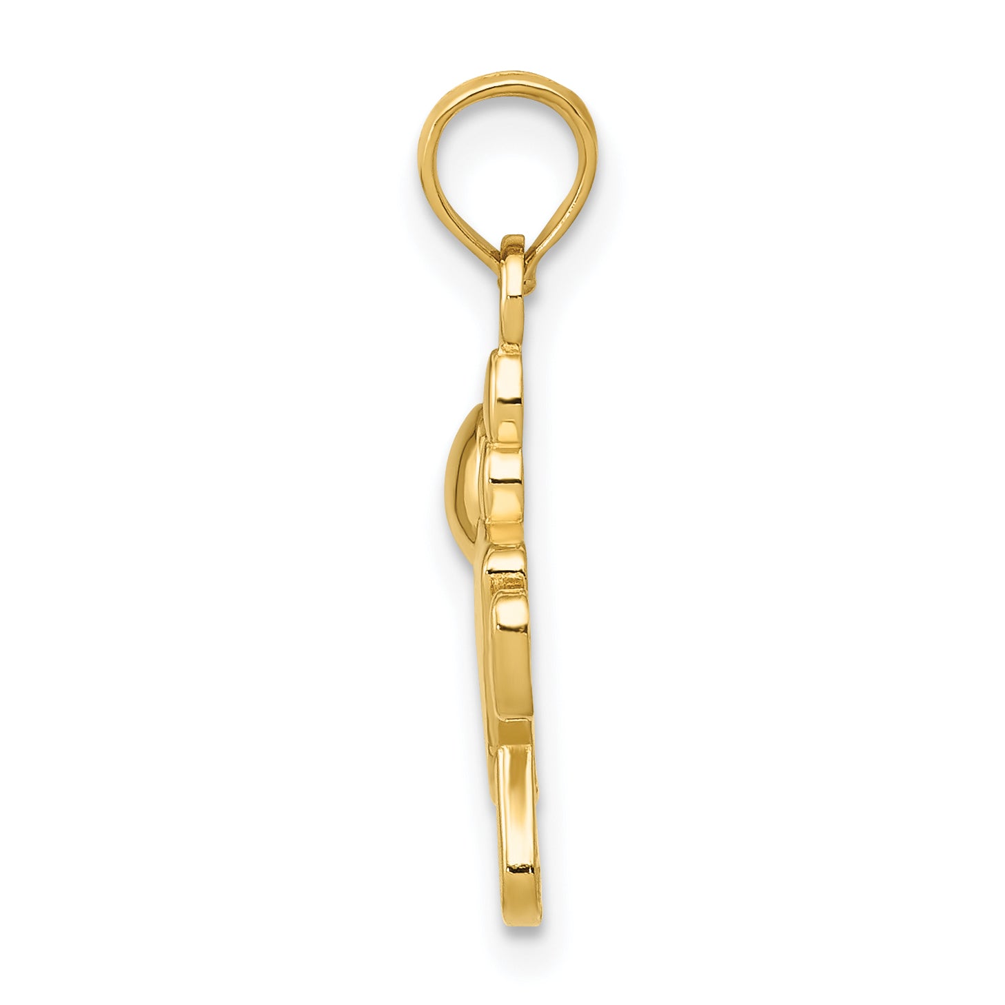 14k Yellow Gold Little Girl Charm