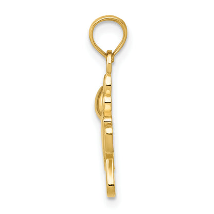 14k Yellow Gold Little Girl Charm
