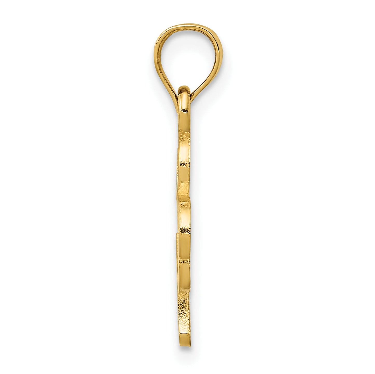 14k 3-Leaf Clover Pendant
