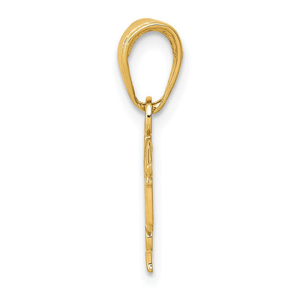 14k LPN Licensed Practical Nurse Symbol Pendant