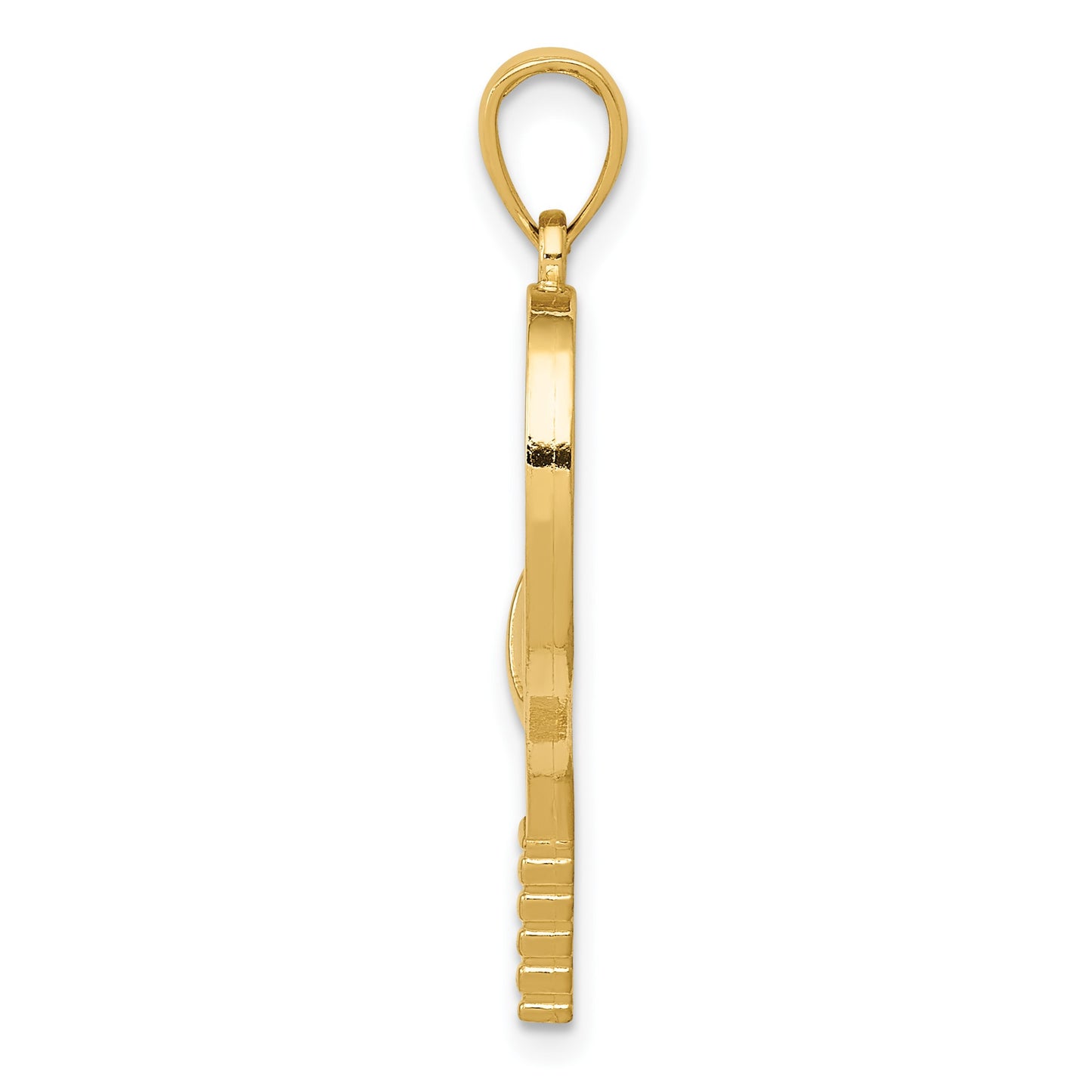 14k Tennis Racquet and Domed Ball Charm