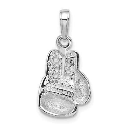 14k White Gold Cut-out Boxing Glove Charm