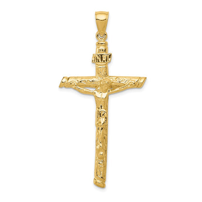 14k INRI Crucifix Pendant