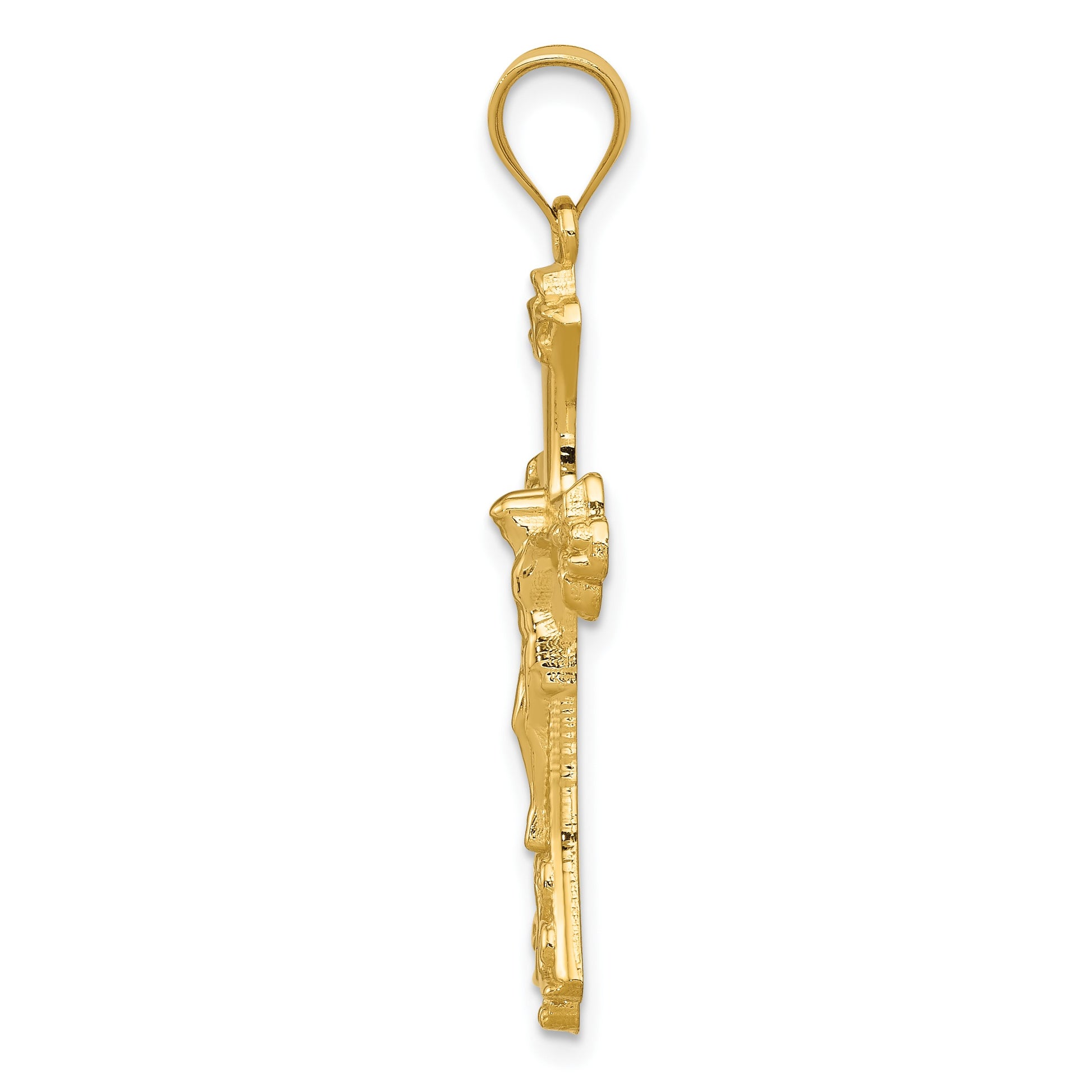 14k Crucifix Pendant