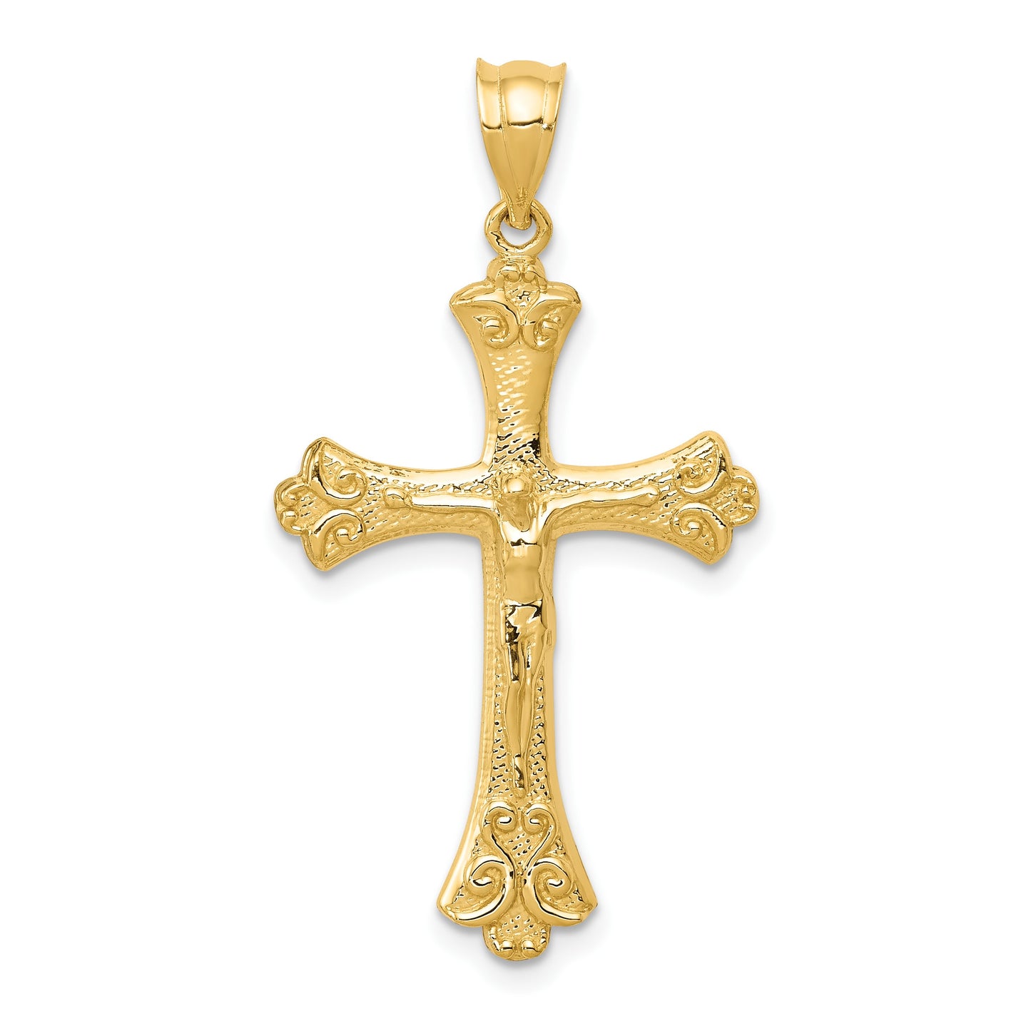 14k Crucifix Pendant