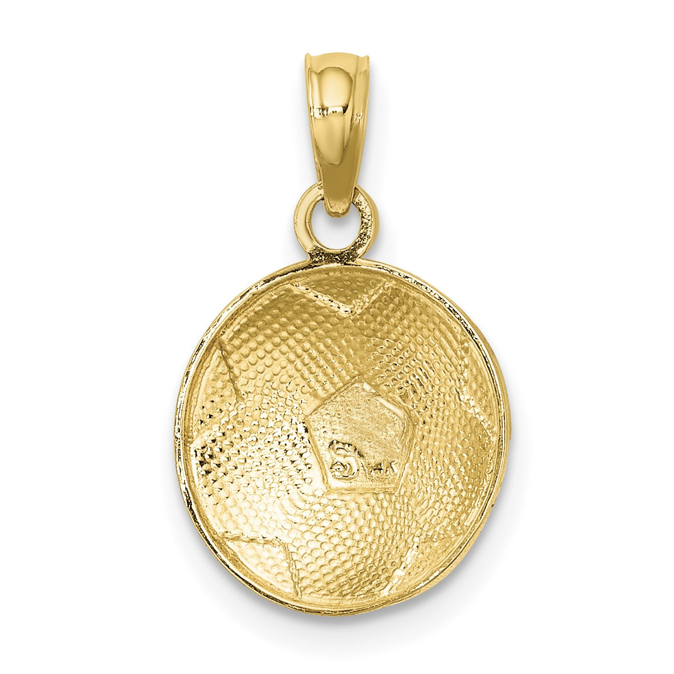 14k Domed Soccer Ball Charm