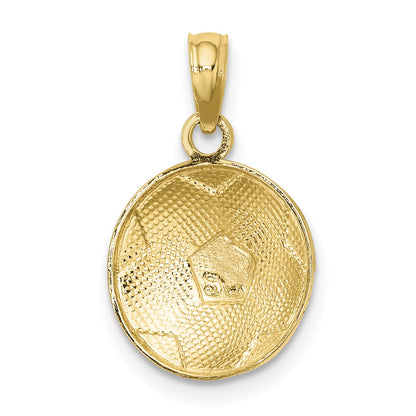 14k Domed Soccer Ball Charm