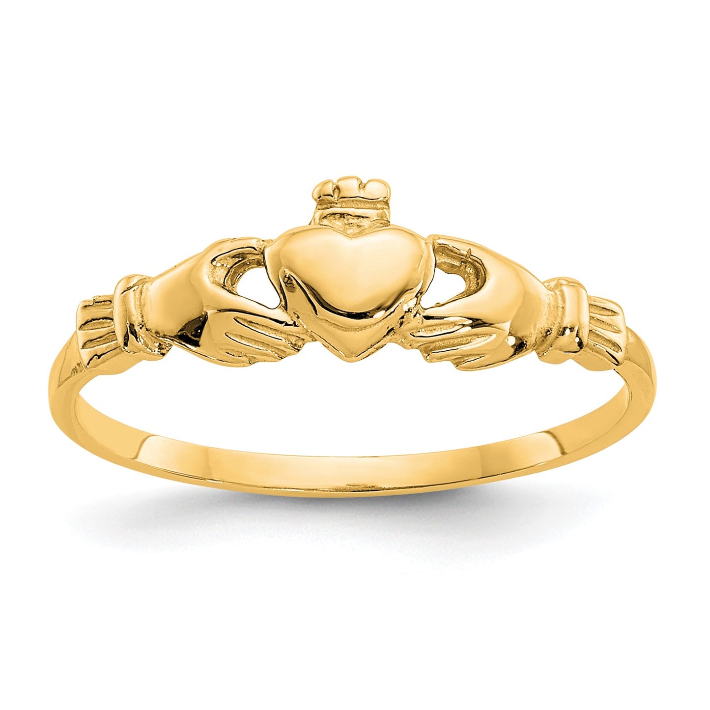 14K Baby / Childs Size 4 Claddagh Ring
