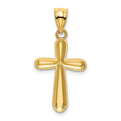 14k Polished Cross Pendant