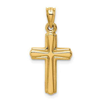 14K Crucifix Reversible to Cross Pendant