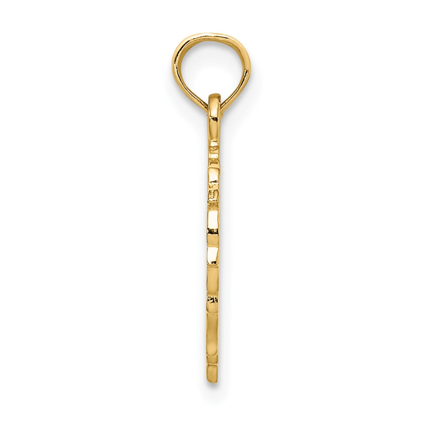 14K Teddy Bear in Heart Charm