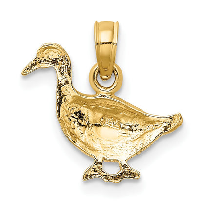 14K Goose Charm