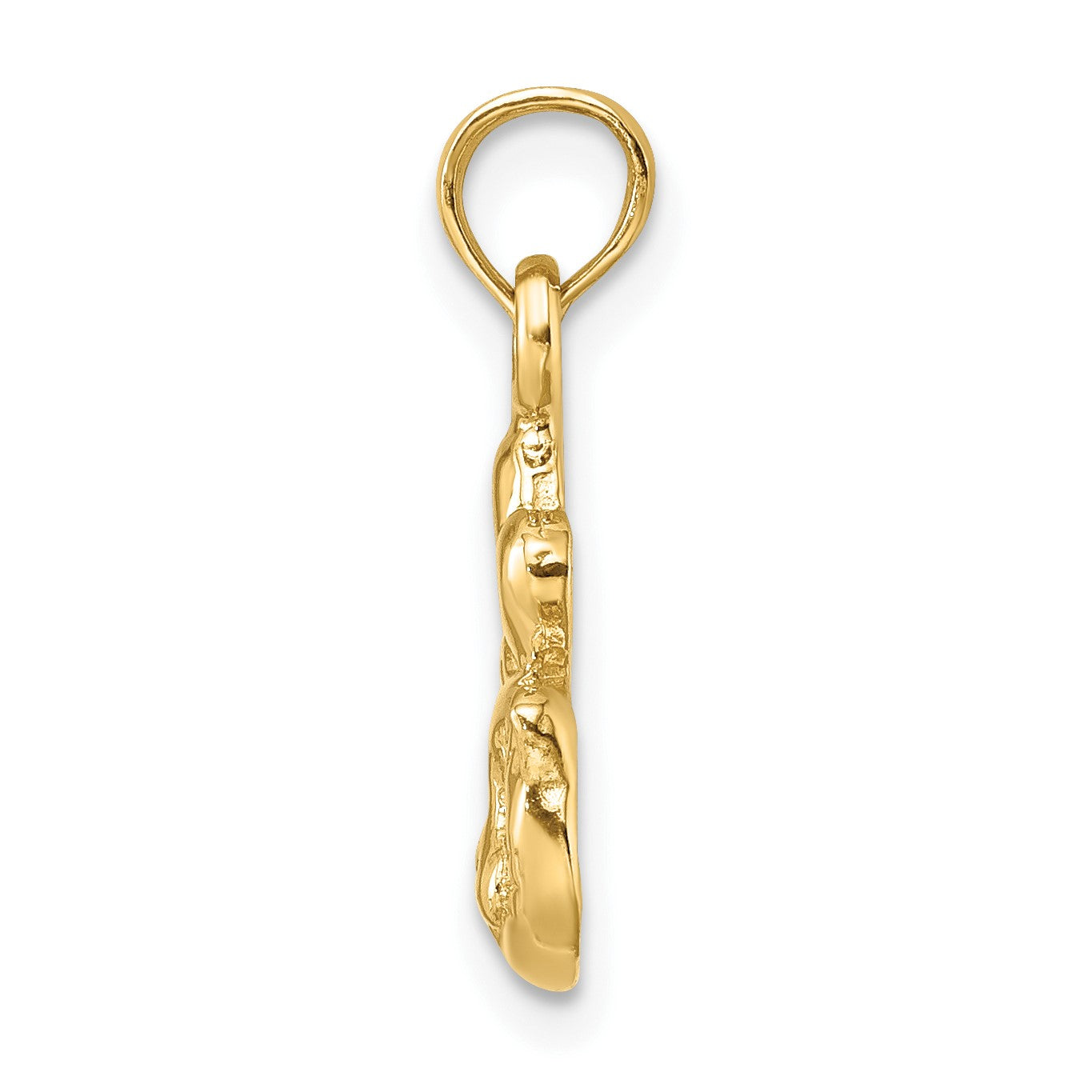 14K I HEART MY CAT Charm