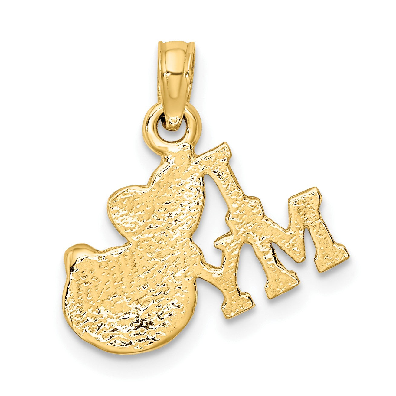 14K I HEART MY CAT Charm