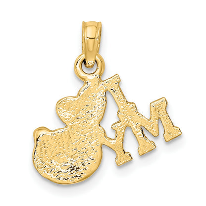 14K I HEART MY CAT Charm