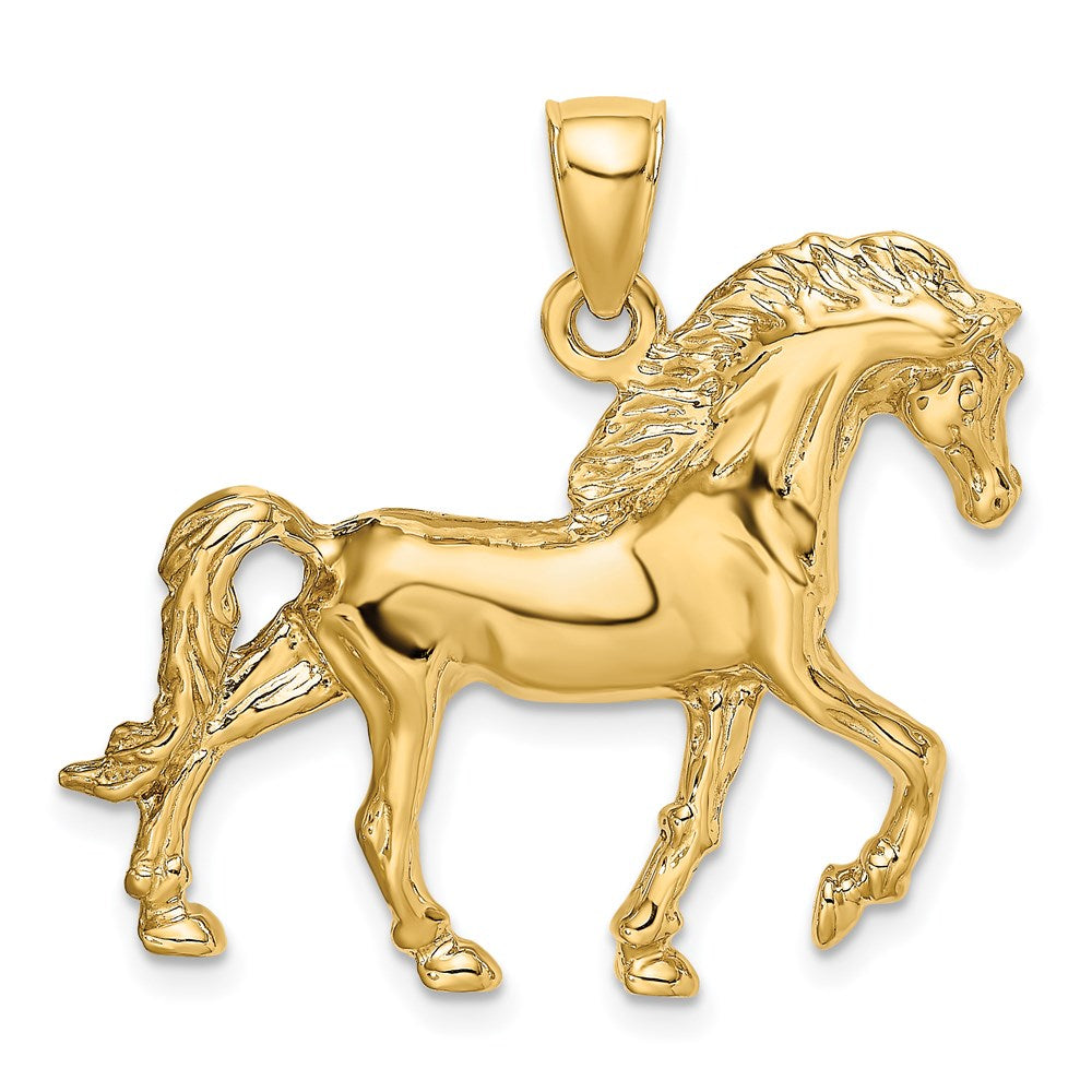 14K Horse Walking Charm