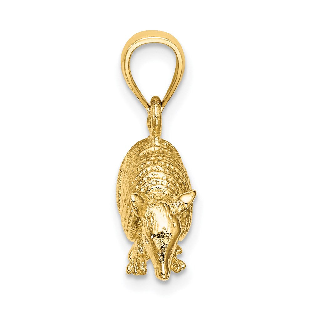 14K 3-D Armadillo Charm