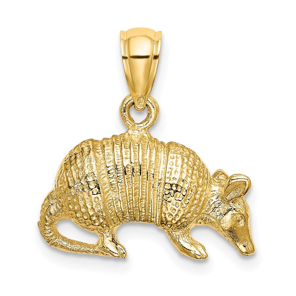 14K 3-D Armadillo Charm