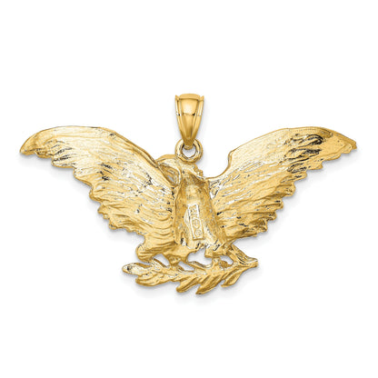 14K Eagle with Wings Spread Charm